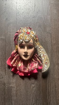 Vintage Porcelain Mardi Gras