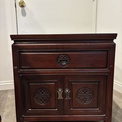 Asian Rosewood Cabinet / nightstand  
