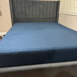 Queen Bed frame With Mattress