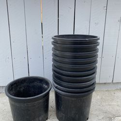 Squat 5 Gallon Pot Nursery Gardening Plant Tree Container