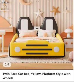 NEW IN BOX TWIN SIZE PLATFORM BED FRAME. NO MATTRESS INCLUIDED