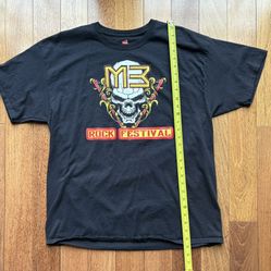 Rare Vintage 2016 M3 Rock Festival Concert Tee Shirt