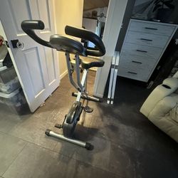 Folding Exercise Bike – Compact with Display