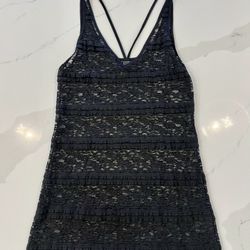 Express Women’s Lace Black Shirt. Gently Used. Size Small