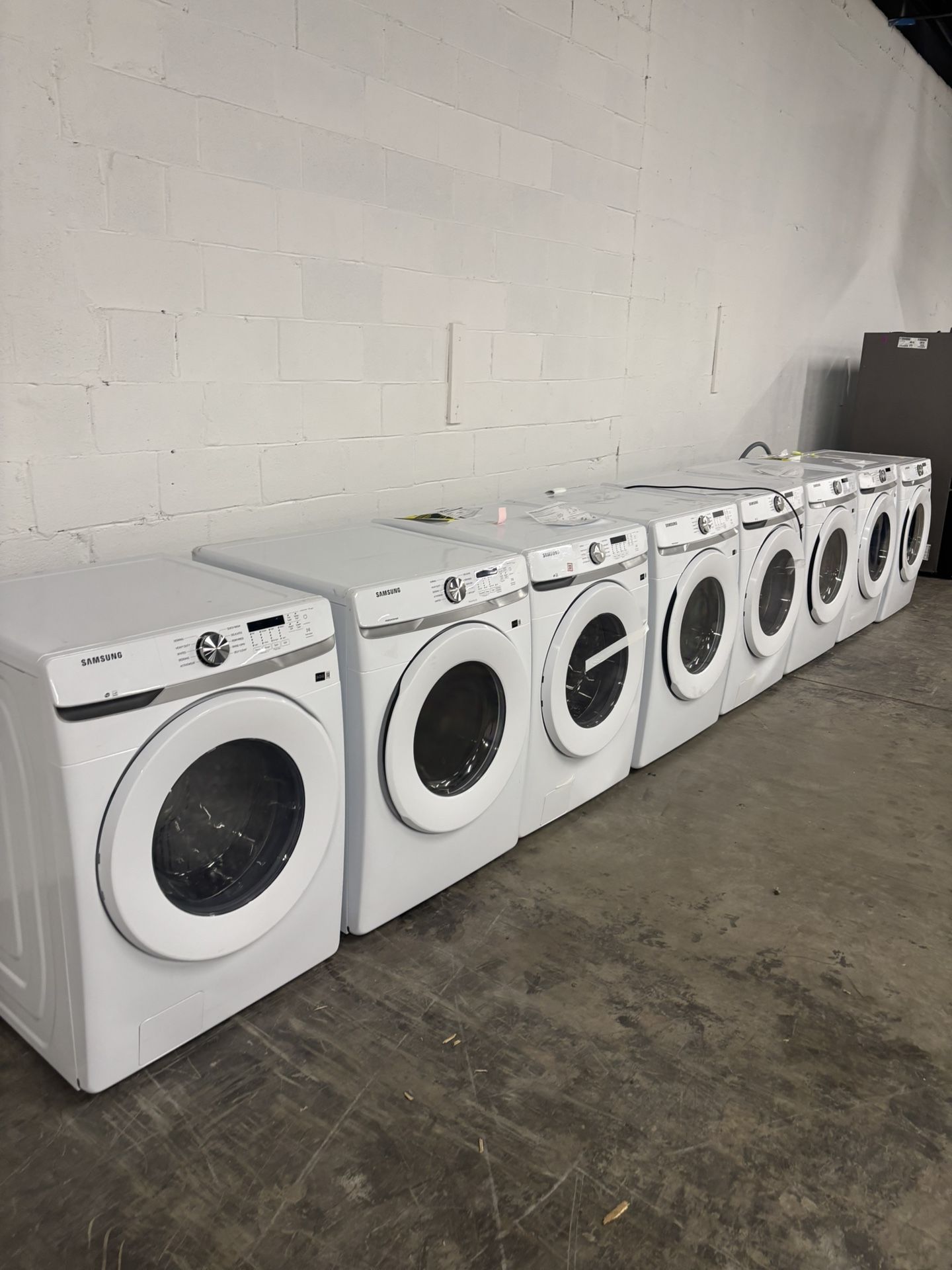Scratch/dent Samsung White Laundry Sets (new & tested to work 100%)