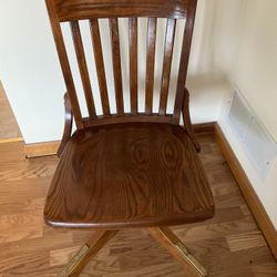 Antique Banker’s Chair