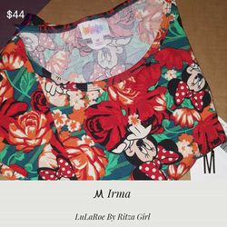 LuLaRoe Disney Collection Irma Size Medium