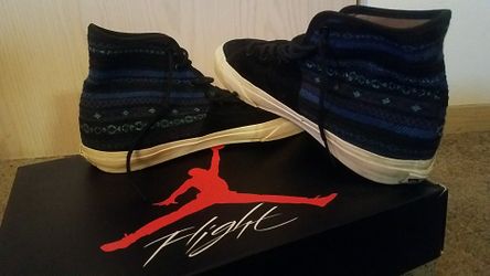 Christmas colored skate high vans (size 11)