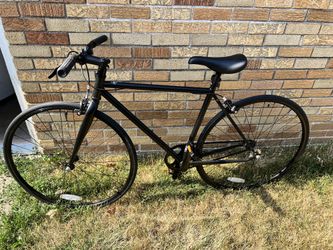 Matte Black Road - City Bicycle 46cm Frame 5’3” to 5’6” Riders
