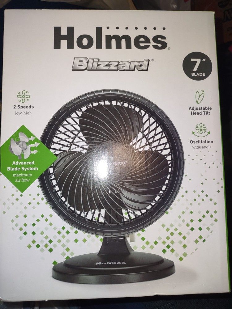 Holmes Lil Blizzard Small Personal/ Desk Fan