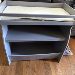 Kids Bookshelf Changing Table