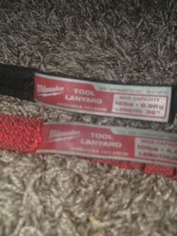 Milwaukee tool lanyard set