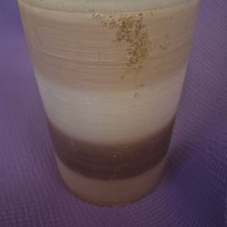 4X6 Inch Pillar Candle, Lit Once, 4 Colors