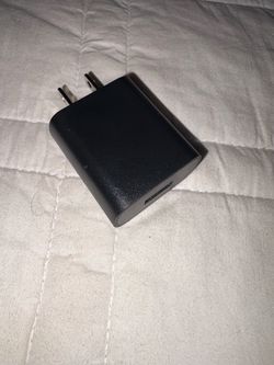 Black USB-C Wall Charger Adapter