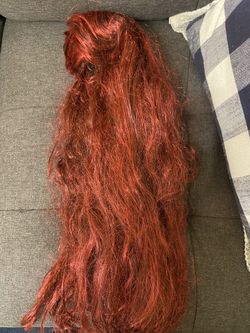 Red Wig  ( Needs To Be Combed)