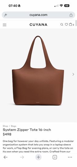 Cuyana work laptop bag