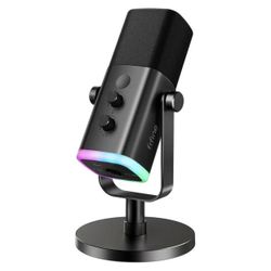 NEW-FIFINE USB/XLR Dynamic Microphone for Podcast Recording, PC Computer Gaming Streaming Mic