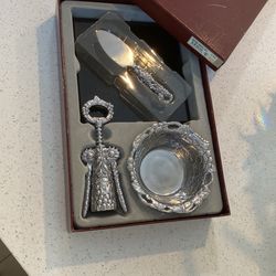 Arthur Court Grape Wine Cheese Set - 3 Piece