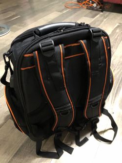 LOKASS Backpack Tool Bag Heavy Duty Organizer, Black NEW w Tag