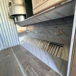 3 Complete Commercial Kitchen Ventilation Systems – NEW – Hood + Exhaust Fan + Evaporative Cooler – $6,500