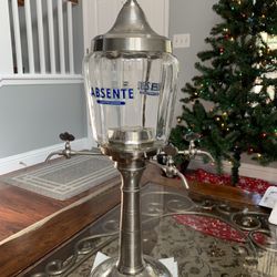 Glass & Metal Absinthe Fountain - 4 spout
