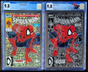 Spider-man #1 🔑 1990 Marvel Comics- Purple & Silver Covers CGC 9.8 🔥🔥🔥