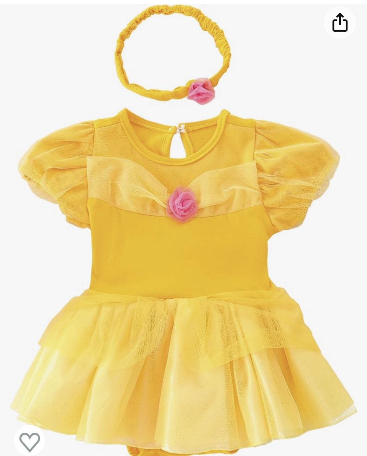 Belle baby girl costume 6-12 months