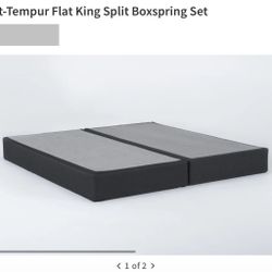 Flat Box Spring 9” Split King