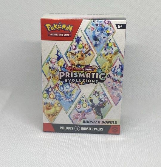 Pokémon TCG Scarlet & Violet Prismatic Evolutions Booster Bundle FACTORY SEALED!


