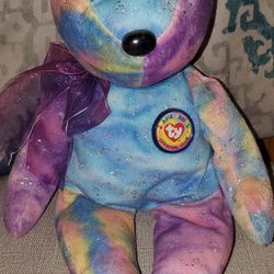 TY Beanie Buddy (Beanie Babies) 14 Inch Rainbow Clubby 6 Bear