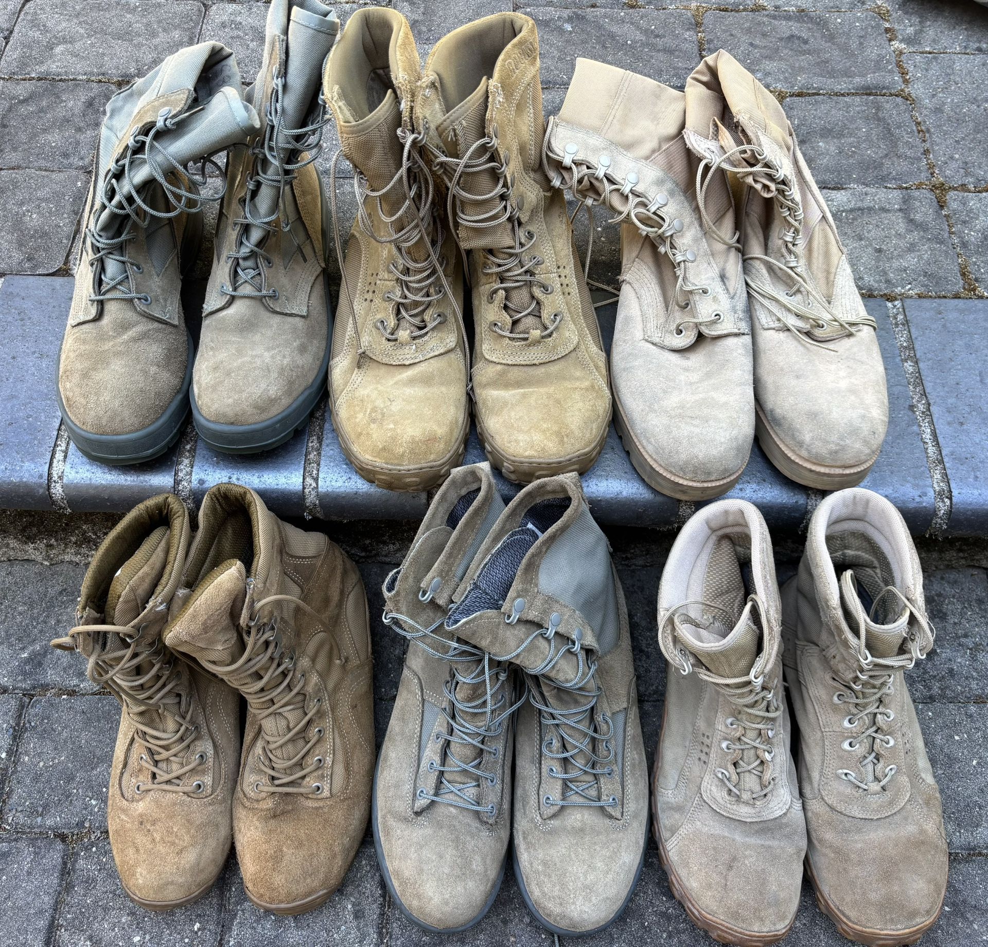 Military Surplus Combat Boots, Men’s Size 11.5