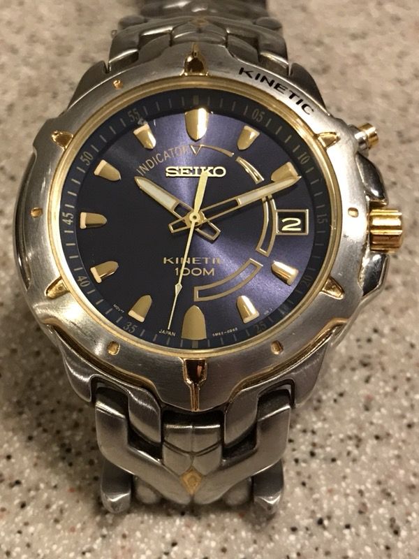 Men's Seiko Kinetic Watch Model 5M62-0010 for Sale in Clover, SC - OfferUp