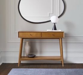 West Elm Mid-Century Console Table – Acorn