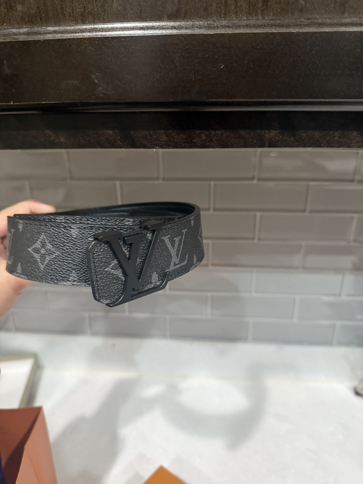 Louis Vuitton Belt Black/Gray