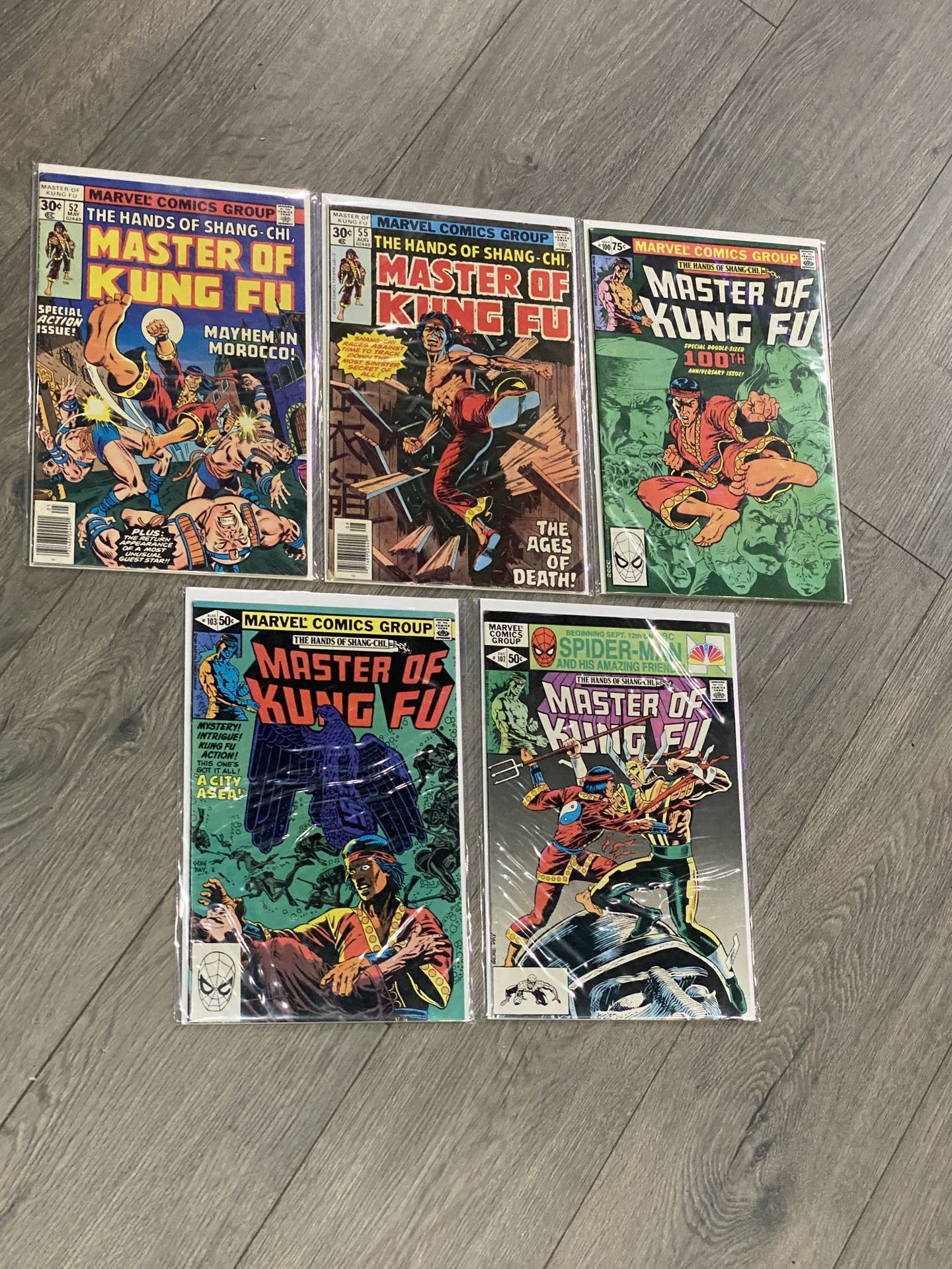 MASTER OF KUNG FU VINTAGE comic Lot!!