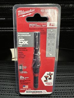 Milwaukee Impact Step Drill Bit #2