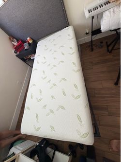 Twin XL mattress & frame
