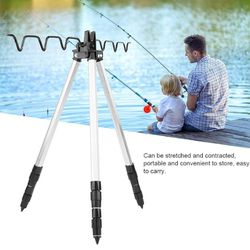 Fishing Rod Holder,Fishing Pole Holders Ground Multifunctional Rod Tripod  Fishing Support Stand for Fishing Poles for Sale in Victorville, CA 