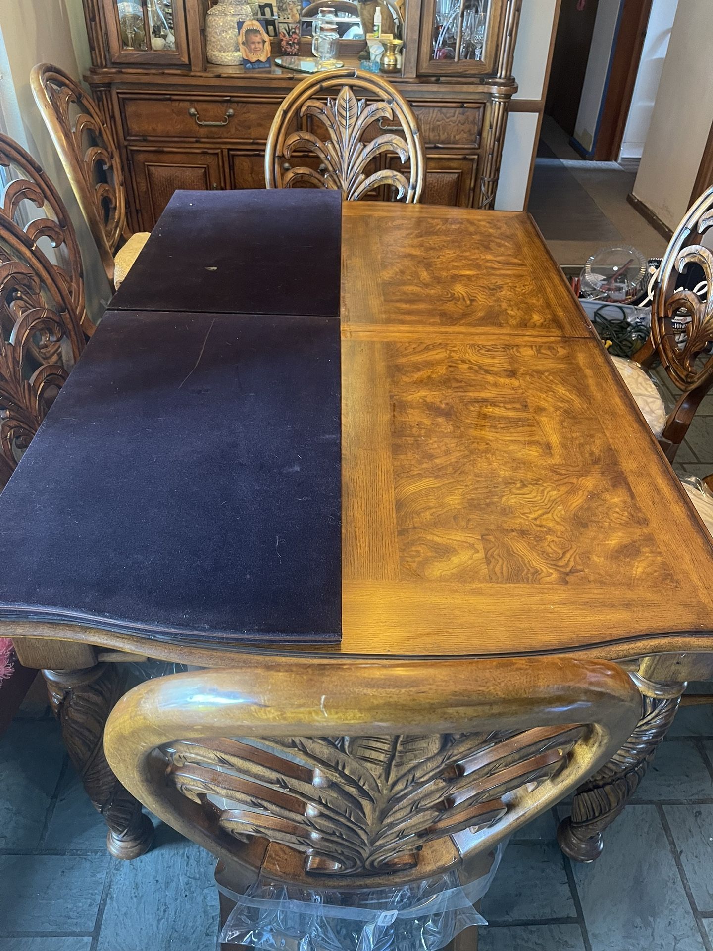 One Of A Kind Solid Wood Large Dining Room Set