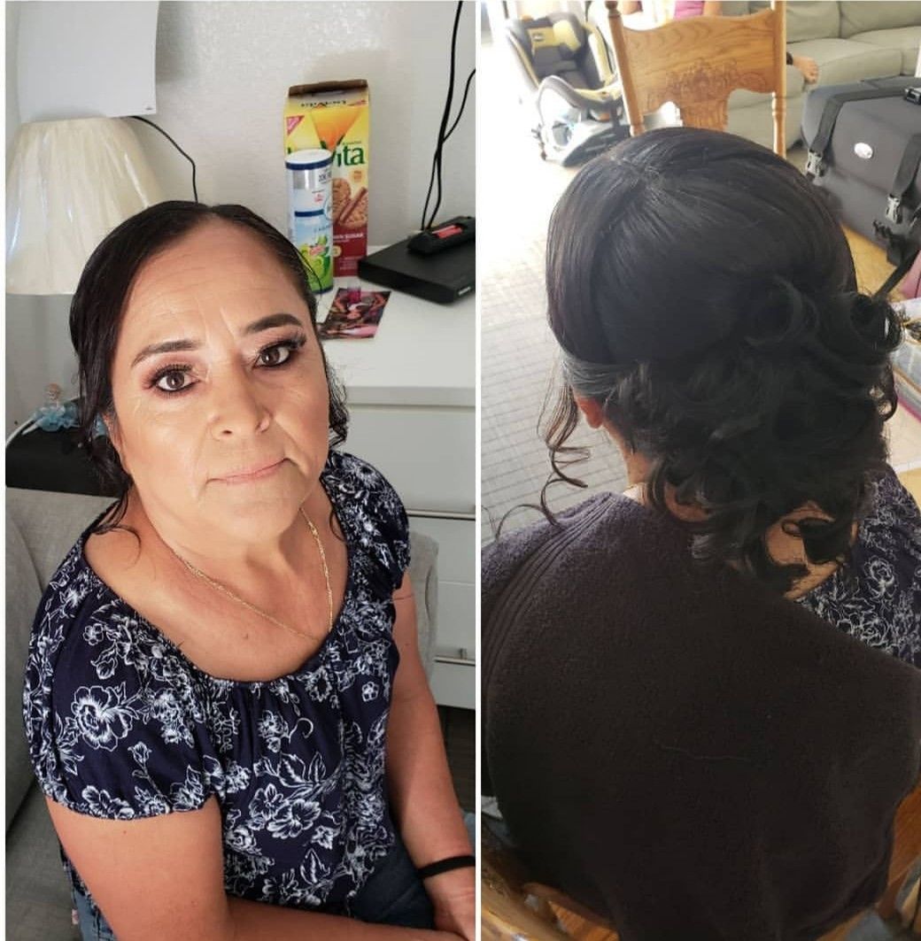 Peinado y maquillaje para cualquier ocasión favor de llamar solo personas interesadas