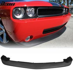 Fits 2008-2010 Dodge Challenger MDP Style Front Bumper Lip Rough Textured Surface