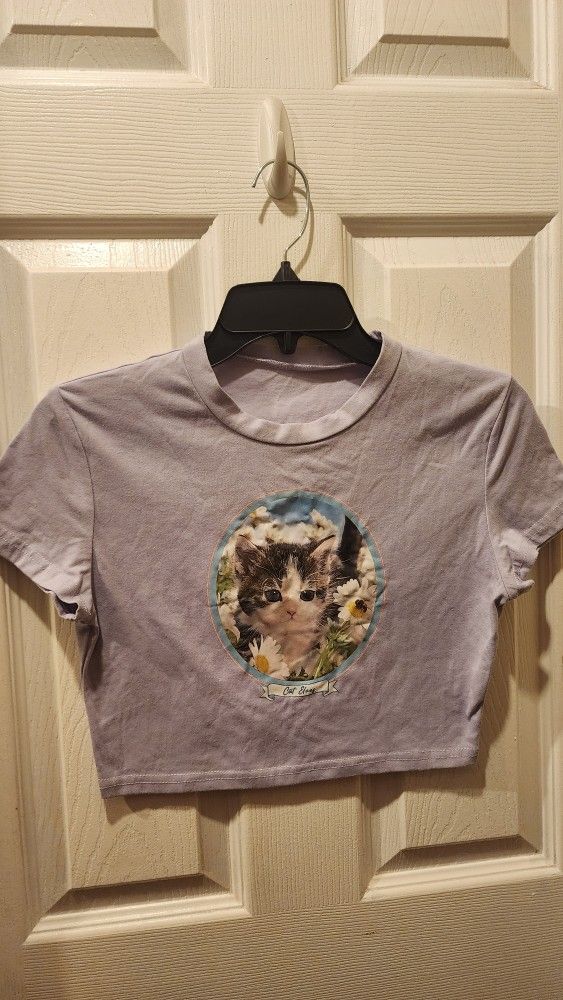 Cropped Top Shirt Size Small