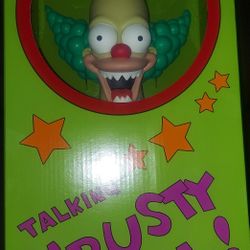 Jakks Pacific The Simpsons Krusty the Clown Talking Plush Doll New 2024 IN HAND🤡