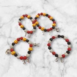 Sports Bracelets Baseball Soccer Softball Football