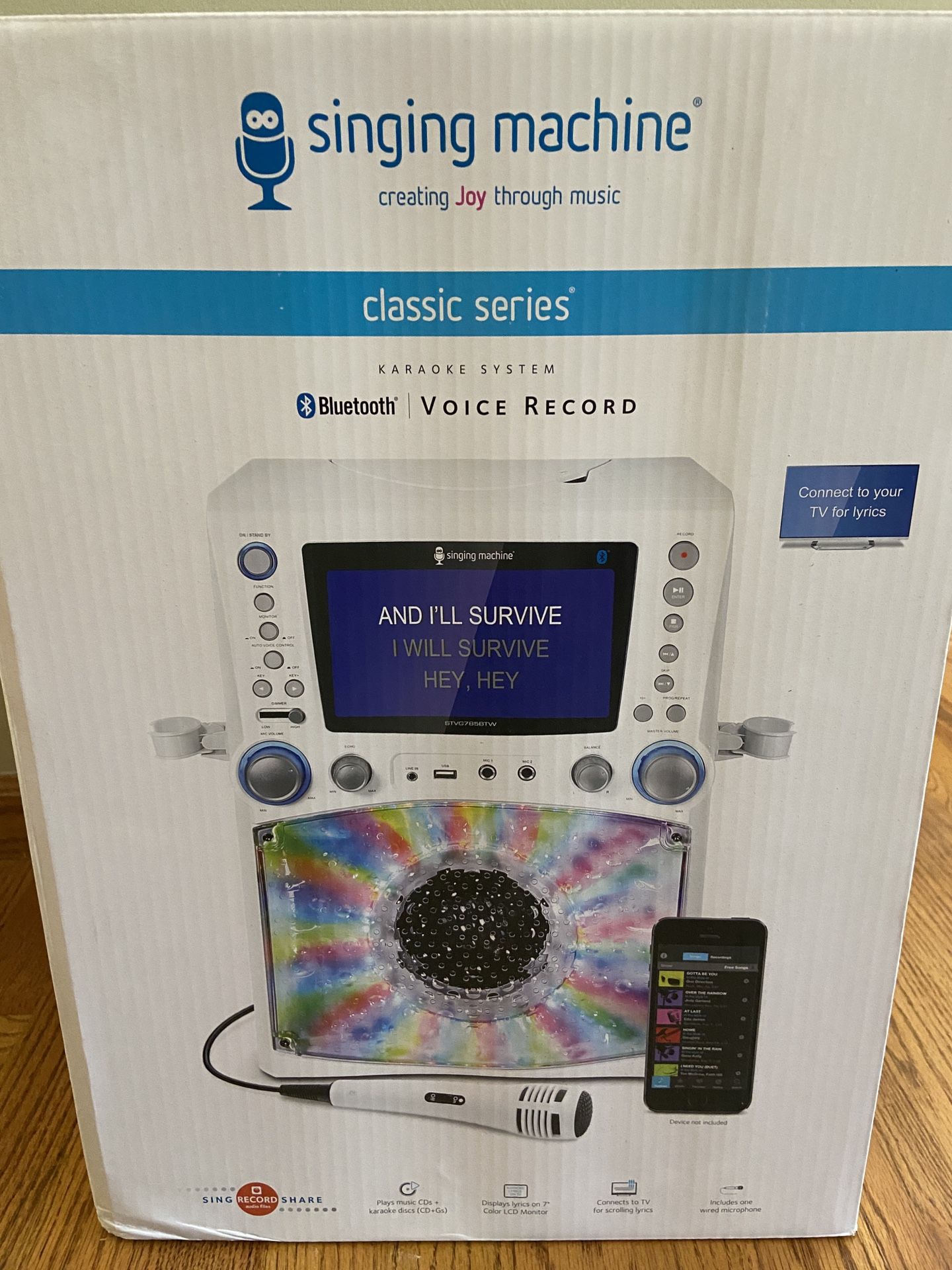 Singing Machine Karaoke CD Player Bluetooth