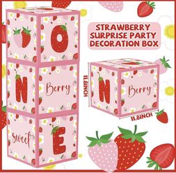 Strawberry birthday Suprise Box