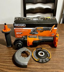 Ridgid 18v Brushless 4-1/2” Angle Grinder