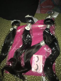 Hair bundle 14& 16 inches Great quality