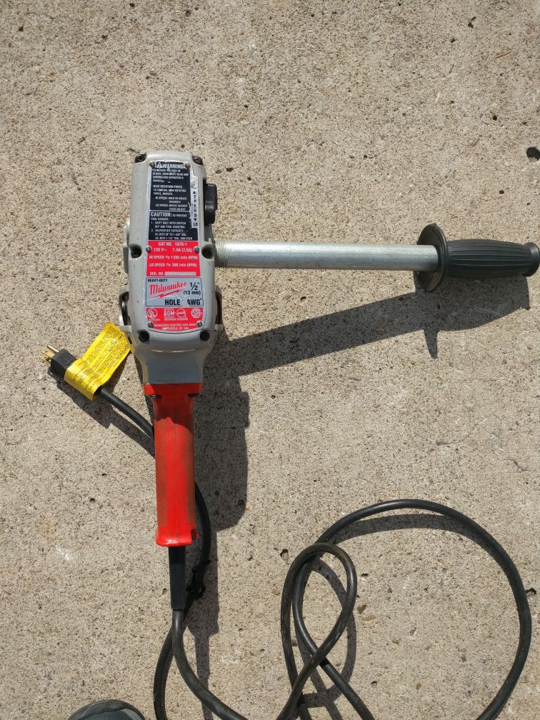 Milwaukee Hole Hawg Right Angle Drill