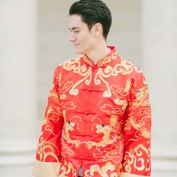 Men’s Han Jacket Suit Chinese Wedding